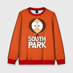 Свитшот детский Южный парк Кенни South Park, цвет: 3D-красный