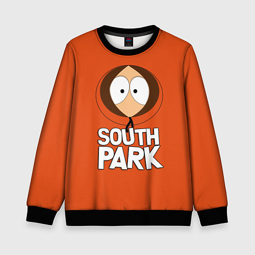 Детский свитшот Южный парк Кенни South Park / 3D-Черный – фото 1