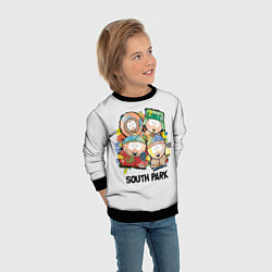 Свитшот детский South Park - Южный парк краски, цвет: 3D-черный — фото 2