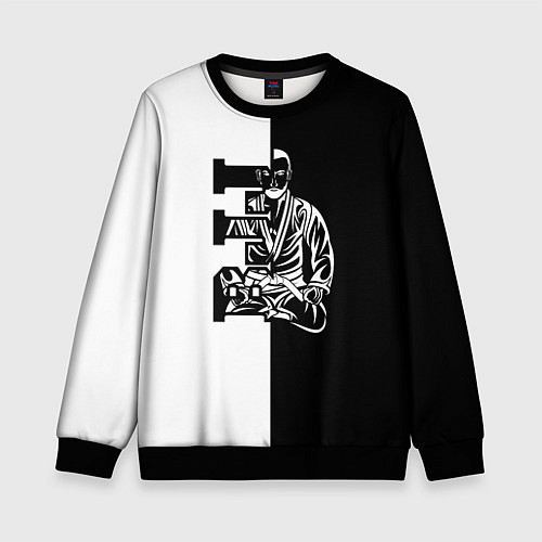 Детский свитшот BJJ / 3D-Черный – фото 1