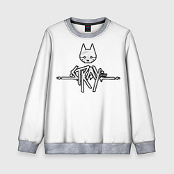 Свитшот детский Stray, цвет: 3D-меланж
