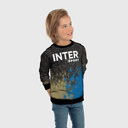 Свитшот детский INTER Sport - Арт, цвет: 3D-черный — фото 2