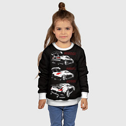 Свитшот детский NISSAN 300 ZX 350Z 370Z JDM STYLE, цвет: 3D-белый — фото 2