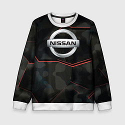 Свитшот детский Nissan xtrail, цвет: 3D-белый