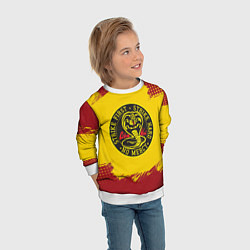 Свитшот детский Cobra Kai Big Logo, цвет: 3D-белый — фото 2