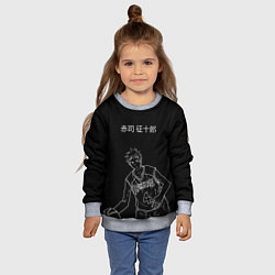Свитшот детский АКАШИ СЕЙДЖУРО, цвет: 3D-меланж — фото 2