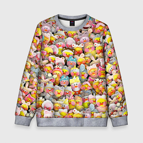 Детский свитшот Уточки Лалафанфан / 3D-Меланж – фото 1