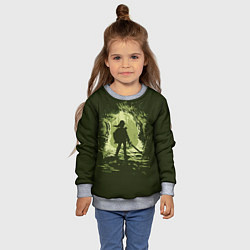 Свитшот детский Link арт, цвет: 3D-меланж — фото 2