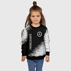 Свитшот детский MERCEDES Mercedes Краска, цвет: 3D-черный — фото 2