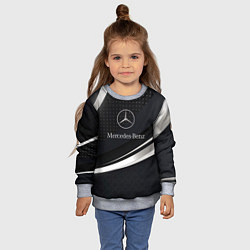 Свитшот детский Mercedes-Benz Sport, цвет: 3D-меланж — фото 2