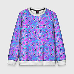 Свитшот детский Магические Грибы, цвет: 3D-белый