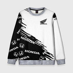 Свитшот детский Honda sport pattern, цвет: 3D-меланж