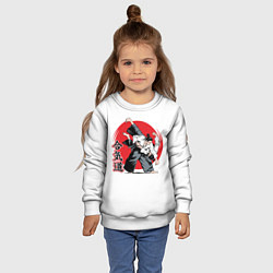 Свитшот детский Айкидо Aikido, цвет: 3D-белый — фото 2