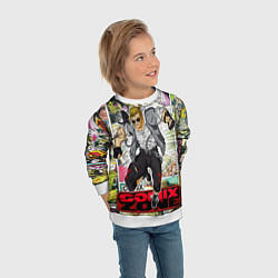 Свитшот детский Comix zone mutants, цвет: 3D-белый — фото 2