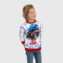 Свитшот детский СОНИК EXE ТЕМНЫЙ СОНИК, цвет: 3D-красный — фото 2