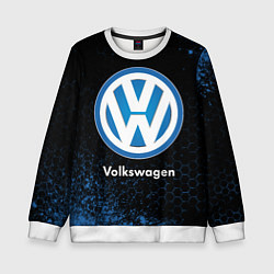 Свитшот детский Volkswagen - Объемный, цвет: 3D-белый