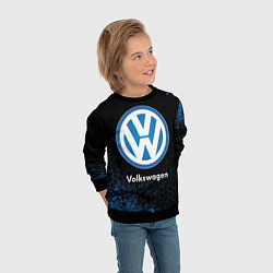 Свитшот детский Volkswagen - Объемный, цвет: 3D-черный — фото 2