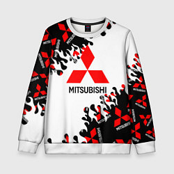 Свитшот детский Mitsubishi Fire Pattern, цвет: 3D-белый