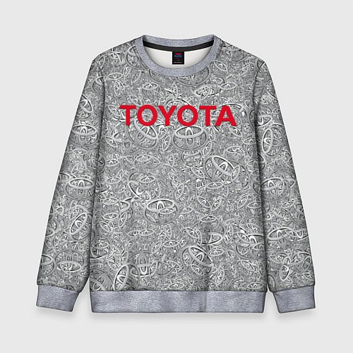 Детский свитшот TOYOTA PATTERN LOGO Z / 3D-Меланж – фото 1