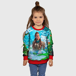 Свитшот детский Horizon дикий лес, цвет: 3D-красный — фото 2