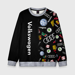 Свитшот детский Volkswagen Group Half Pattern, цвет: 3D-меланж