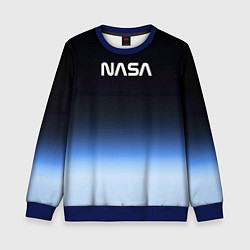 Свитшот детский NASA с МКС, цвет: 3D-синий