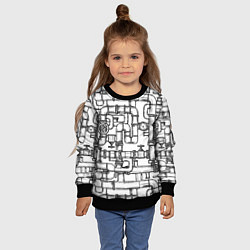 Свитшот детский Трубы с краном, цвет: 3D-черный — фото 2