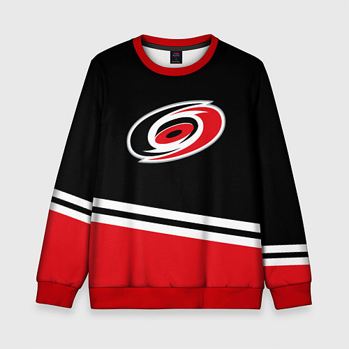 Детский свитшот Carolina Hurricanes , Каролина Харрикейнз / 3D-Красный – фото 1