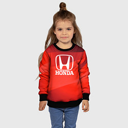 Свитшот детский HONDA хонда, цвет: 3D-черный — фото 2