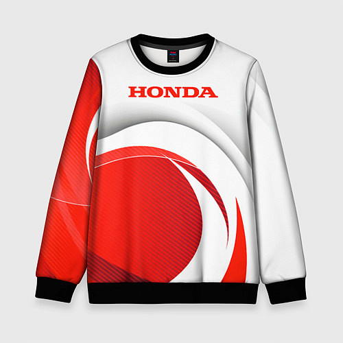 Детский свитшот Хонда HONDA / 3D-Черный – фото 1