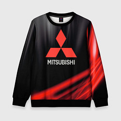 Свитшот детский Mitsubishi митсубиси sport, цвет: 3D-черный