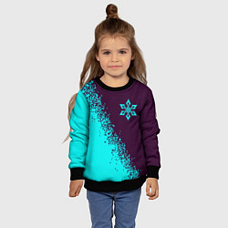 Свитшот детский ГЕНШИН ИМПАКТ - КРИО Арт, цвет: 3D-черный — фото 2