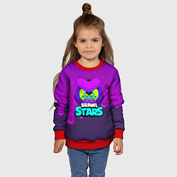 Свитшот детский Ева Eve BrawlStars, цвет: 3D-красный — фото 2