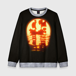 Свитшот детский Саузенд Санни Ван Пис, цвет: 3D-меланж