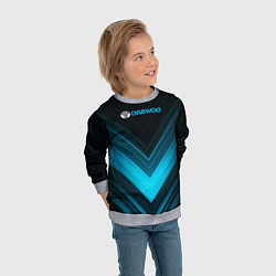 Свитшот детский DAEWOO ДЭУ спорт, цвет: 3D-меланж — фото 2