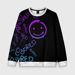 Детский свитшот Neon Bored Half pattern