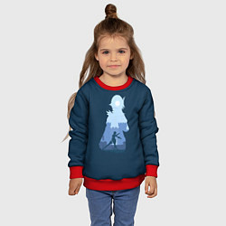 Свитшот детский Танцующий рыцарь Эола, цвет: 3D-красный — фото 2