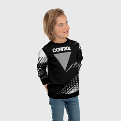 Свитшот детский Control Gradient, цвет: 3D-черный — фото 2
