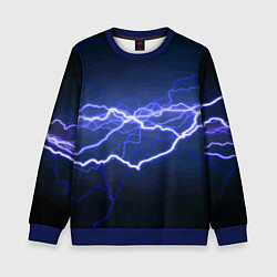 Свитшот детский Lightning Fashion 2025 Neon, цвет: 3D-синий