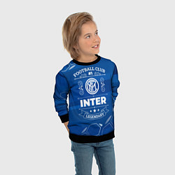 Свитшот детский Inter FC 1, цвет: 3D-черный — фото 2