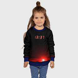 Свитшот детский 1337 Elite, цвет: 3D-синий — фото 2