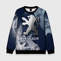 Свитшот детский ПЕЖО - Огонь, цвет: 3D-черный