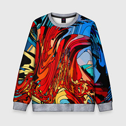 Детский свитшот Abstract color pattern Fashion 2022