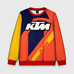 Свитшот детский KTM VINTAGE SPORTWEAR, цвет: 3D-красный