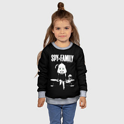 Свитшот детский Аня Форджер Семья Шпиона Spy x Family, цвет: 3D-меланж — фото 2