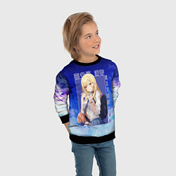Свитшот детский Marin Kitagawa: Heaven Art, цвет: 3D-черный — фото 2