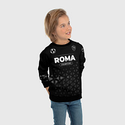 Свитшот детский Roma Форма Champions, цвет: 3D-черный — фото 2