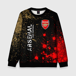 Свитшот детский АРСЕНАЛ Arsenal Pro Football Краска, цвет: 3D-черный