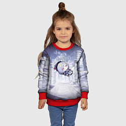 Свитшот детский Genshin Impact - Qiqi, цвет: 3D-красный — фото 2