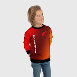 Свитшот детский HONDA RACING, цвет: 3D-черный — фото 2